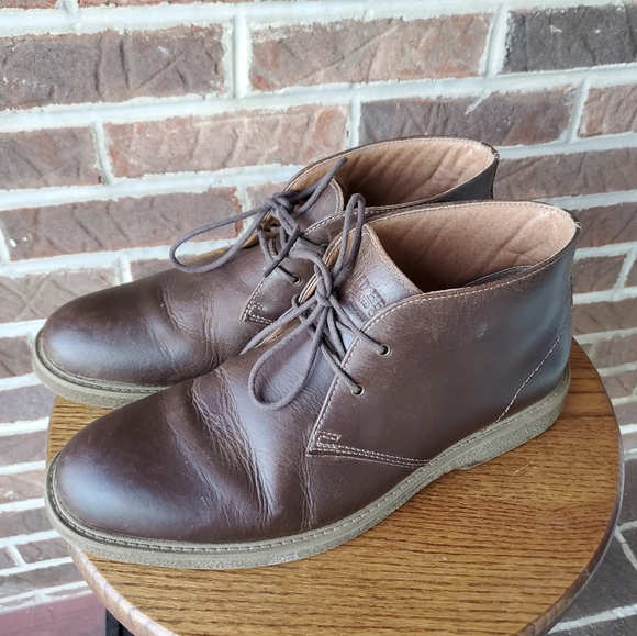 Red Head Brand Cole 2 Dark Brown Eye Leather Boots - Picture 2 of 8